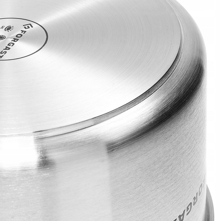 FORGAST GARNEK STALOWY ŚREDNI+POKRYWKA 8L FG02008