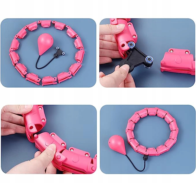 HULA HOP Z OBCIĄŻENIEM Odchudzające z Obciążnikiem Smart Wypustki HULAHOP