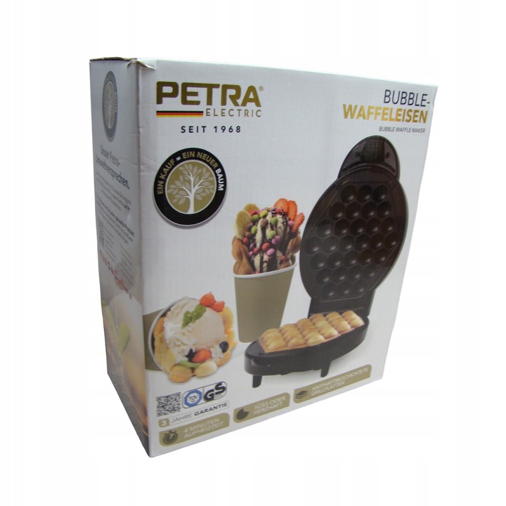 PETRA - Gofrownica bąbelkowa | 1000 W | - Gofry bąbelkowe