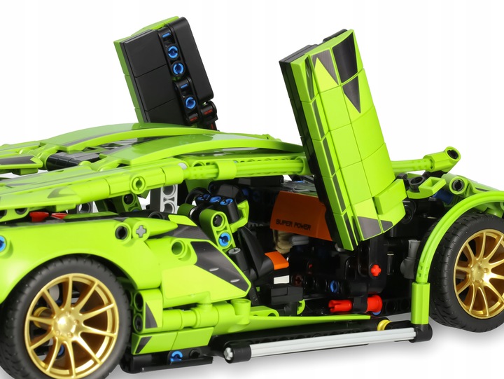 KLOCKI LAMBORGHINI TECHNICZNE AUTO SPORTOWE WYŚCIGOWE XTECH 1254 ELEMENTY