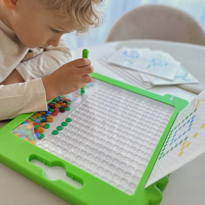 TABLICA MAGNETYCZNA MagPad MONTESSORI DINOZAUR DINOBOARD MAGNETYCZNE WOOPIE