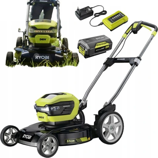 Kosiarka AKUMULATOROWA MULCZOWANIE RYOBI 36V 4Ah