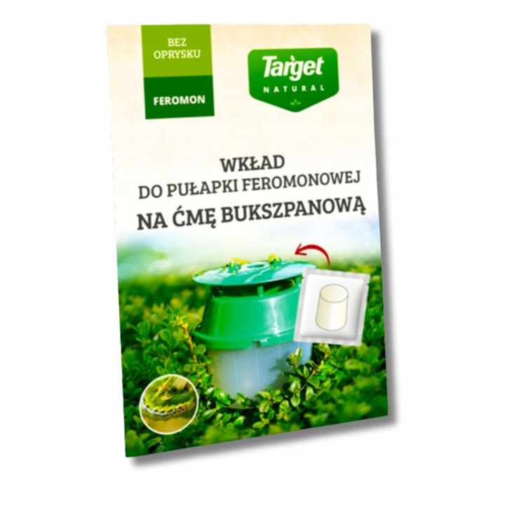 Wkład Feromonowy Do Pułapki Na Ćmę Bukszpanową Zwalcza SZKODNIKI TARGET EKO