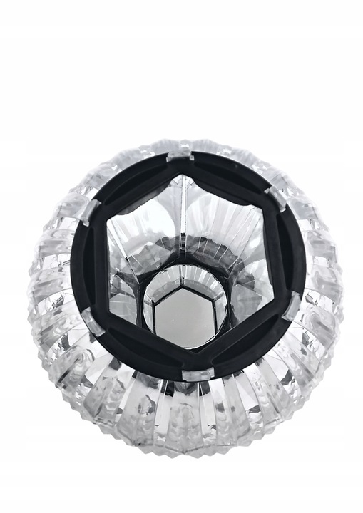 Znicz Glamour Kula Mała Czarny Połysk