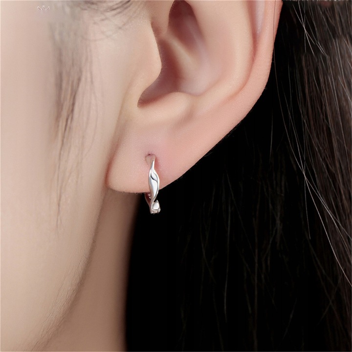 KOLCZYKI Srebrne PRÓBA 925 OBRĘCZE KOŁA Zakrzywiony SREBRO KÓŁKA Damskie