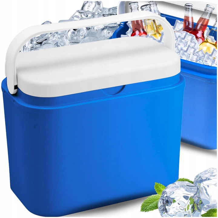 LODÓWKA TURYSTYCZNA 10L na WKŁADY MROŻĄCE do auta KAMPERA łodzi piknik