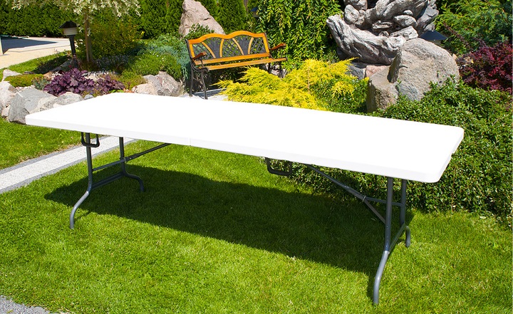 STÓŁ SKŁADANY 240 cm x 86 cm DUŻY cateringowy.