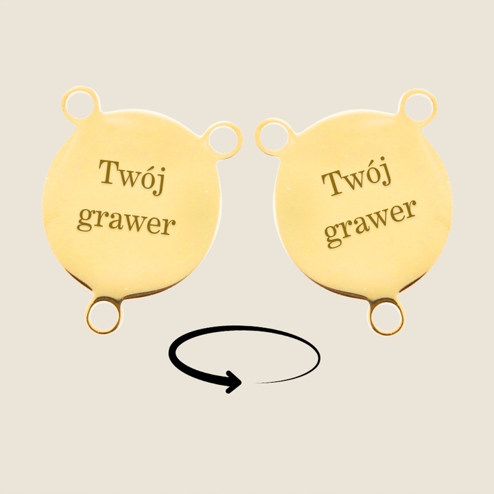 Pamiątka Chrztu Św. Różaniec Prezent na Chrzest dla Chłopca lub Dziewczynki