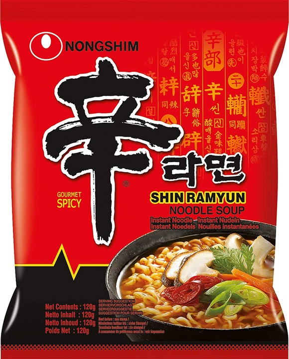 Zupa instant bardzo ostra Shin Ramyun 120 g