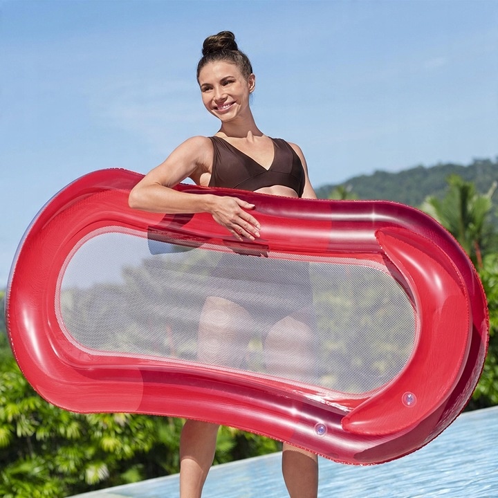 Materac z siatką dmuchany do pływania hamak wodny z oparciem Bestway 43103