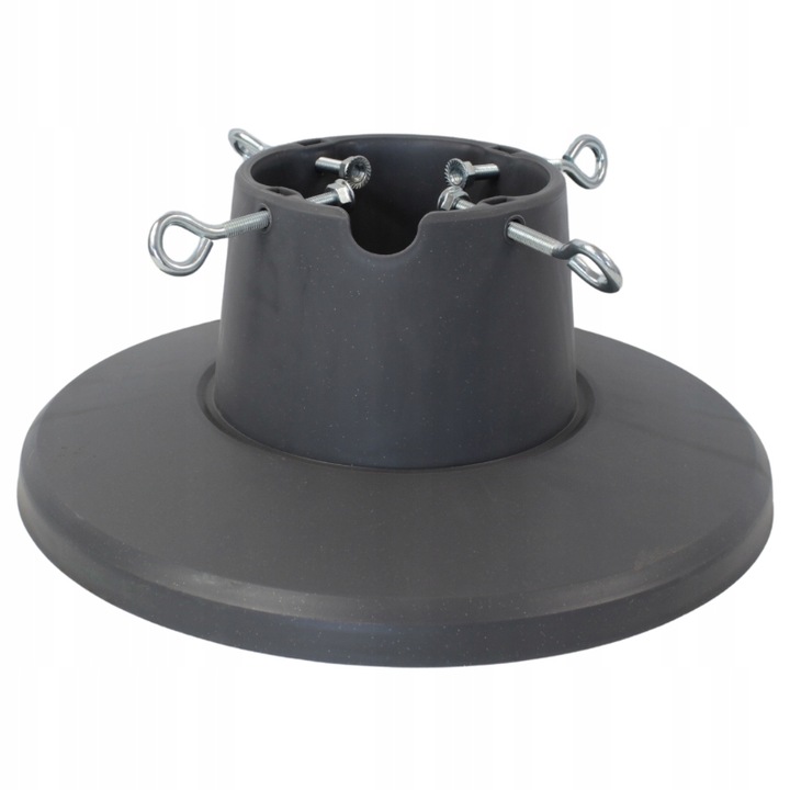 Stojak pod choinkę SREBRNY szary POJEMNIK na wodę 2,1m STABILNY plastik