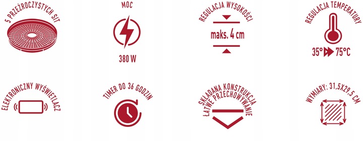 Suszarka spożywcza do grzybów owoców ziół warzyw MPM MSG-12