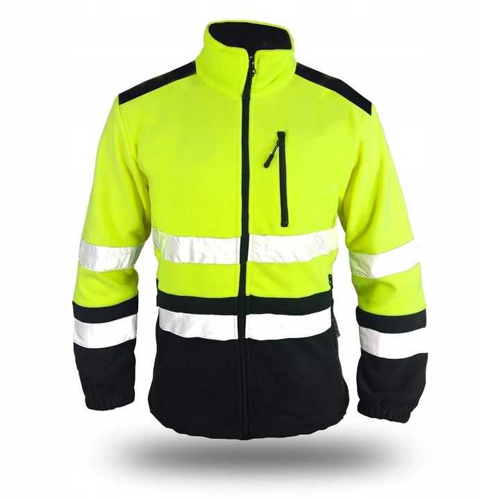 POLAR ROBOCZY ODBLASKOWY Bluza robocza ocieplana POLAROWA OSTRZEGAWCZA