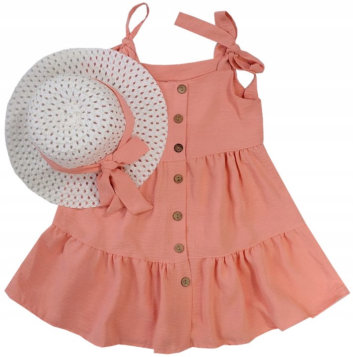 SUKIENKA i KAPELUSZ komplet lato morela 146 H403B