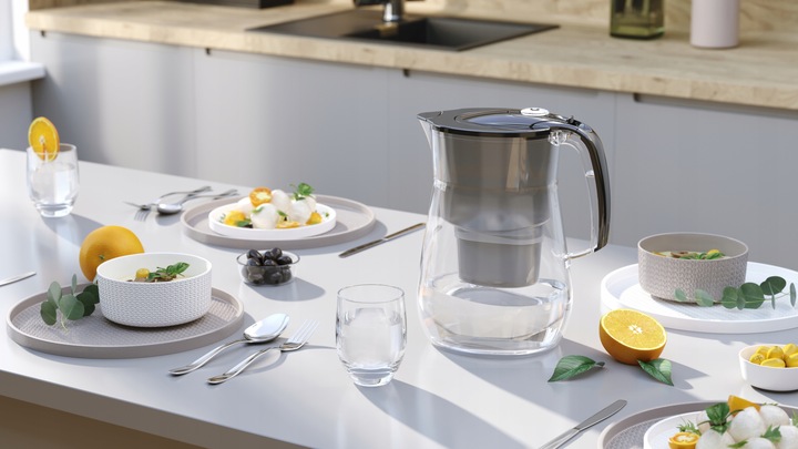 Dzbanek filtrujący Aquaphor Onyx 4,2l z wkładem Maxfor+, biały