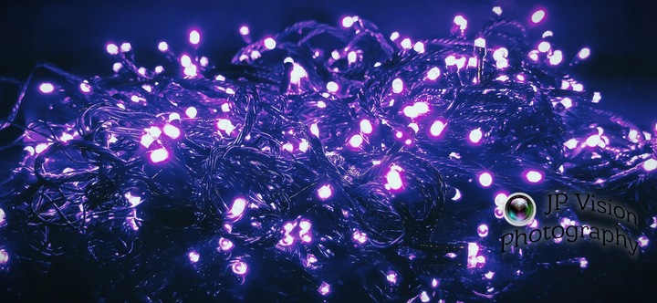 LAMPKI CHOINKOWE 300 LED FIOLETOWE WEW/ZEW