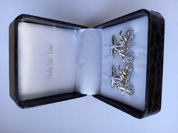 Spinki do mankiet koszuli Motor Motocykl Cross