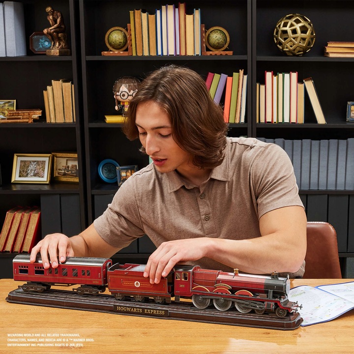 HARRY POTTER HOGWARTS EXPRESS POCIAG PUZZLE MODEL 3D DO ZŁOŻENIA 4D BUILD