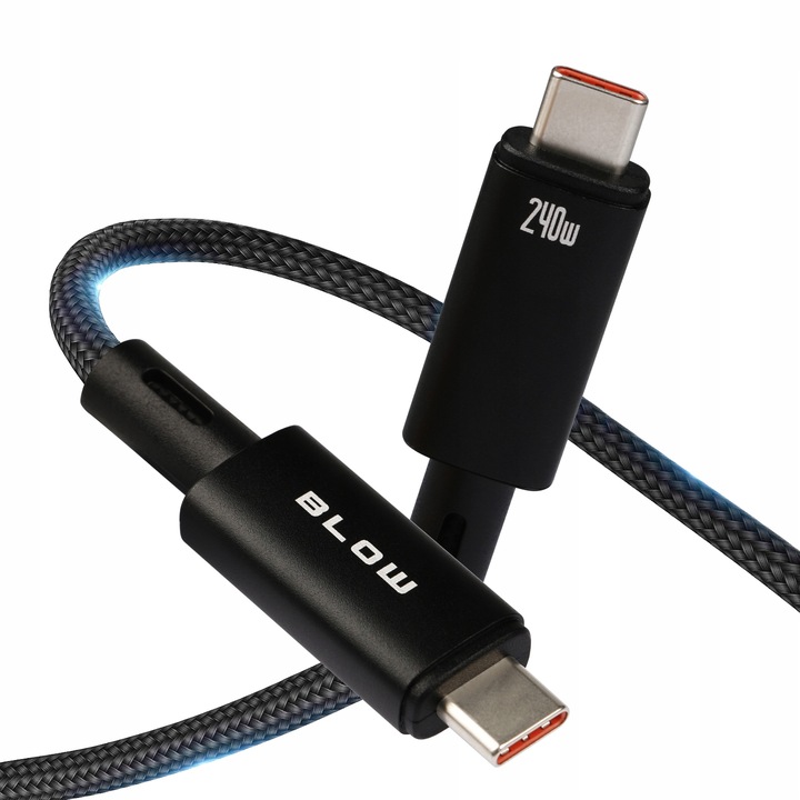 MOCNA ŁADOWARKA SAMOCHODOWA SZYBKIE ŁADOWANIE PD QC 45W USB-C 3,1A KABEL 1M