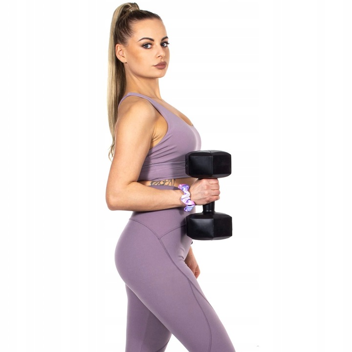 HANTLE 2x5kg ZESTAW CIĘŻARKI HANTELKI DO ĆWICZEŃ W DOMU HEKSAGONALNE