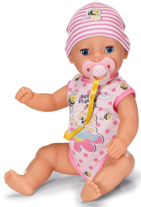 Baby born Lalka Interaktywna Lena 7 Funkcji Bobas Niemowlę Dziewczynka