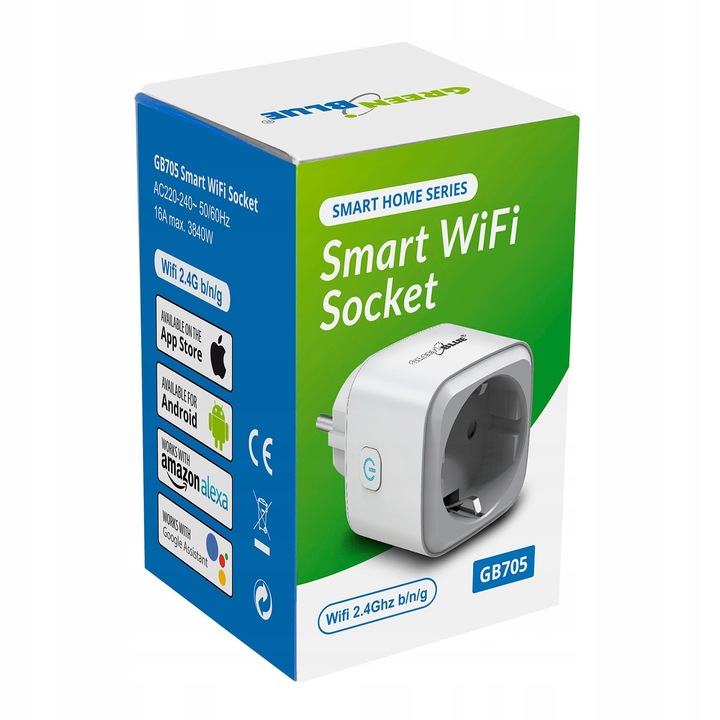 WYŁĄCZNIK WŁĄCZNIK CZASOWY PROGRAMATOR TIMER WIFI SMART Android iOS 3840W