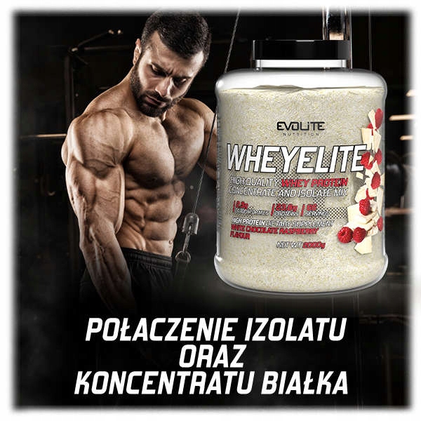 EVOLITE WHEYELITE 2kg PROTEIN WPC80 WPI SERWATKA