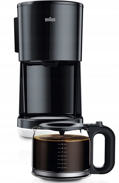 Ekspres do kawy przelewowy Braun KF1100 BK (P)
