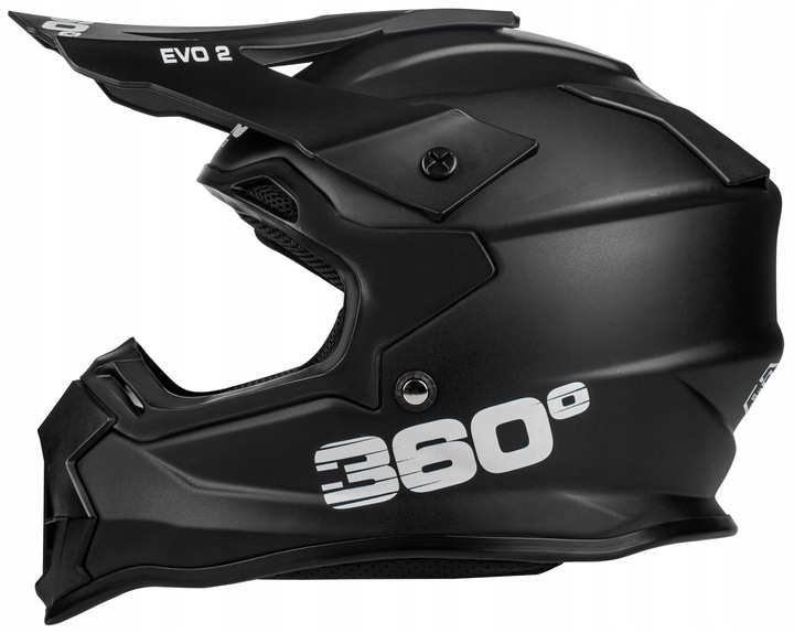 KASK MOTOCYKLOWY CROSS ENDURO ATV MTB NA QUADA HOMOLOGACJA 360° EVO2 XXS