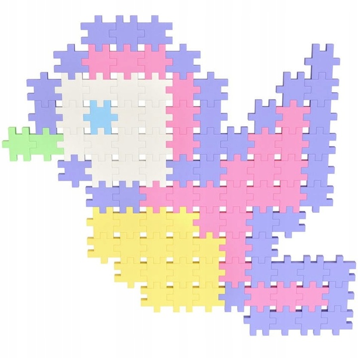 KLOCKI KONSTRUKCYJNE Dla Dzieci Wafle MELI Minis Pastel 400 elementów