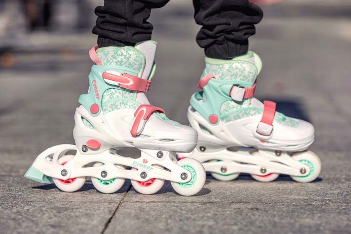 Rolki-Wrotki Regulowane 3w1 Croxer Inez 30-33 LED