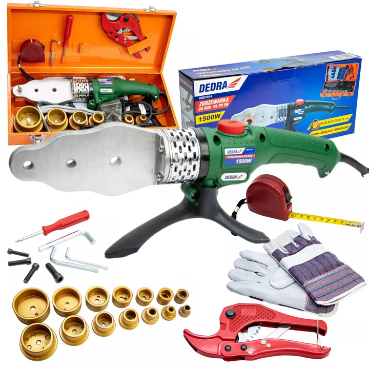 DEDRA ZGRZEWARKA DO RUR DED7514 16-63mm TERMOSTAT