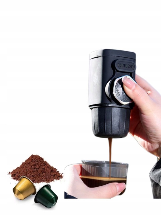Przenośny ręcznie prasowany ekspres do kawy na zewnątrz