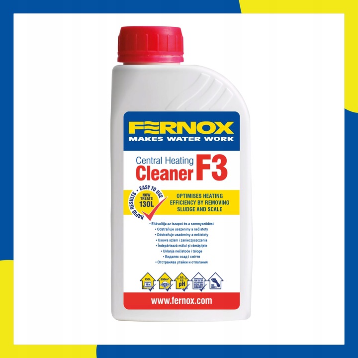 FERNOX F3 Cleaner Preparat do czyszczenia instalacji grzewczych 500 ml