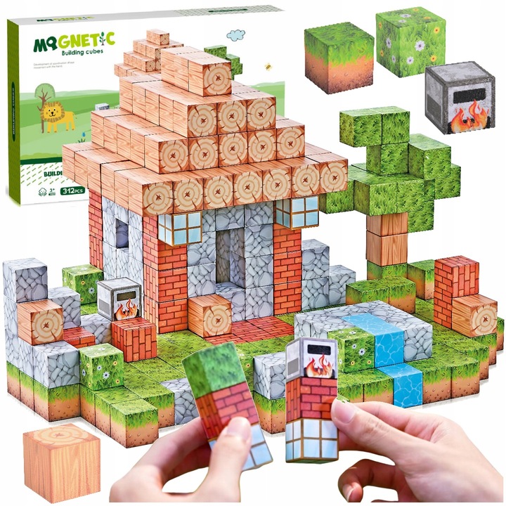 KLOCKI MAGNETYCZNE ZESTAW KONSTRUKCYJNY XXL CEGIEŁKI DLA DZIECKA DORIS