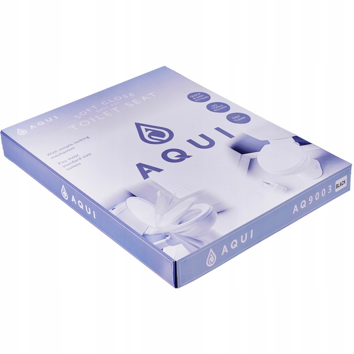 DESKA SEDESOWA WOLNOOPADAJĄCA WC TOALETOWA DO CERSANIT KOŁO ROCA CZARNA