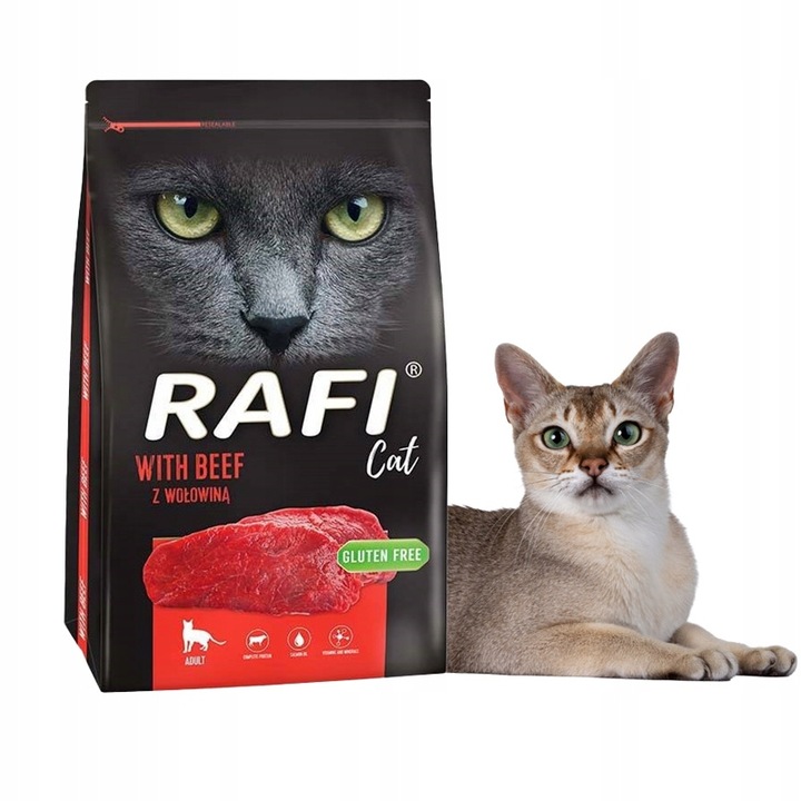 Rafi Cat sucha karma dla KOTA wołowina 7kg
