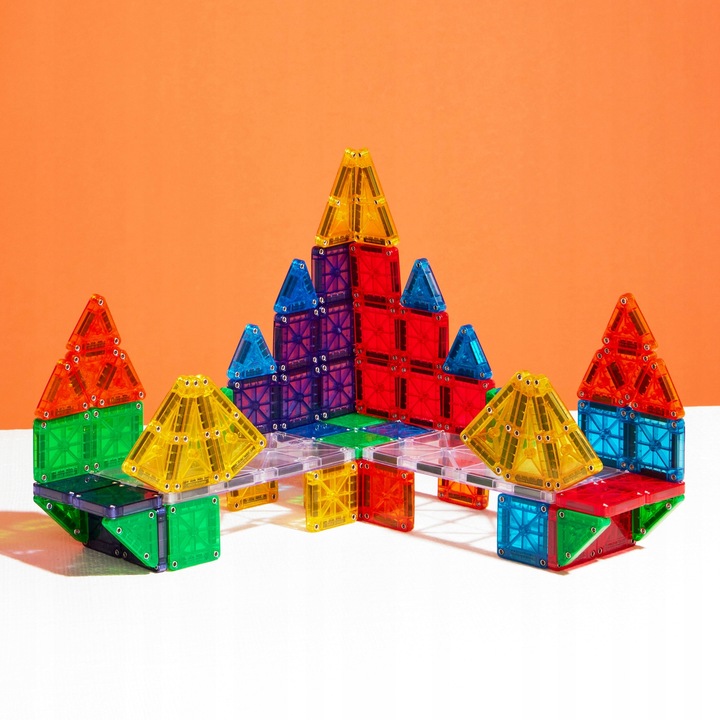 MAGNA-TILES Klocki Magnetyczne Konstrukcyjne microMAGS 70 elementów