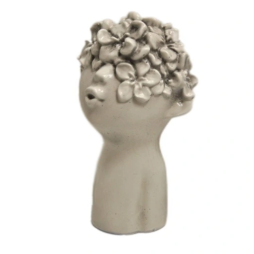 MAŁA FIGURKA GIPSOWA GŁOWA OZDOBA DO OGRODU DOMU NA PREZENT PODARUNEK