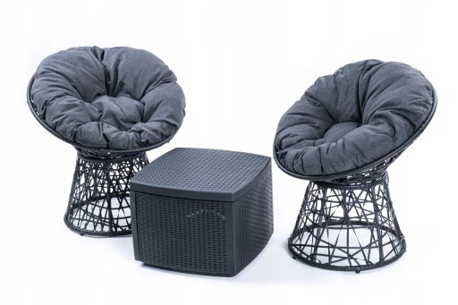 Zestaw mebli ogrodowych stół krzesło fotel balkon