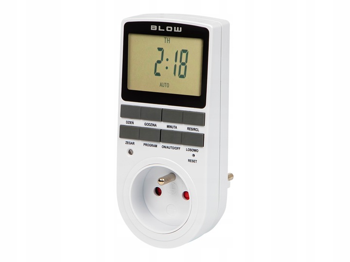 PROGRAMATOR CZASOWY TIMER CYFROWY LCD WYŁĄCZNIK