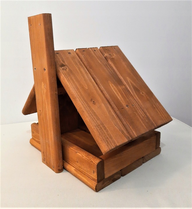 karmnik dla ptaków karmik drewniany impregnowany