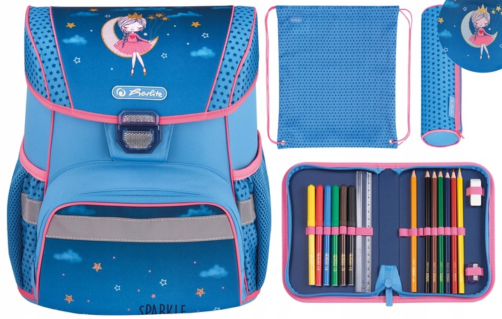 TORNISTER SZKOLNY HERLITZ LOOP PLUS MOON LADY ZESTAW KLASA 1-3