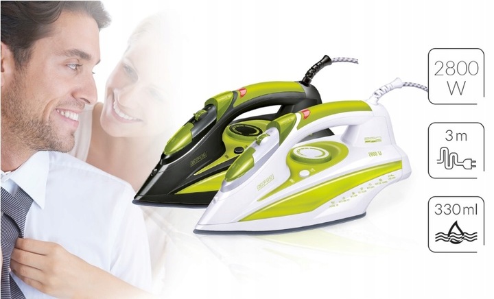 Żelazko ze stopą ceramiczną MPM MZE-04C 2800W