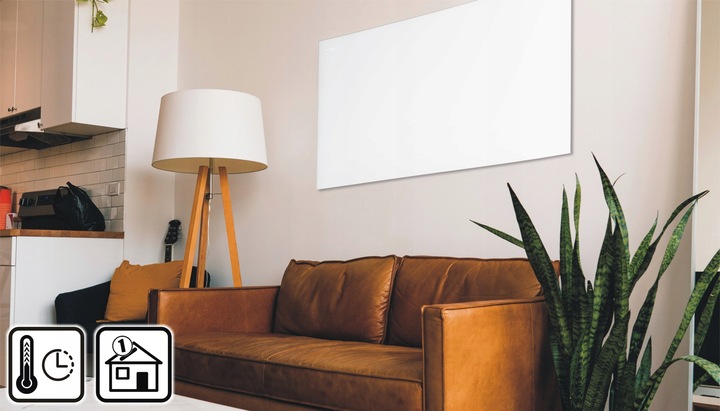 grzejnik elektryczny na podczerwień 770W promiennik panel WERTBERG IR 1.08