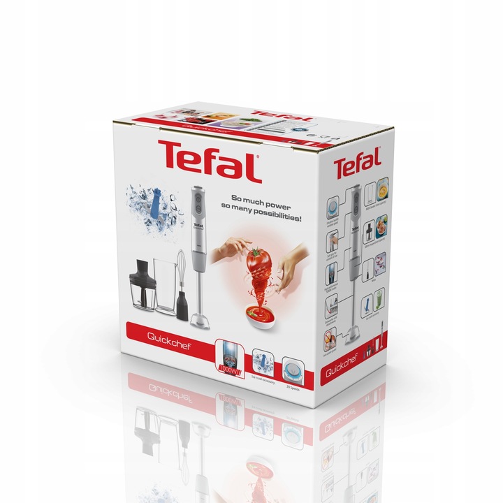 Blender ręczny TEFAL QUICKCHEF 4w1 HB65KD38