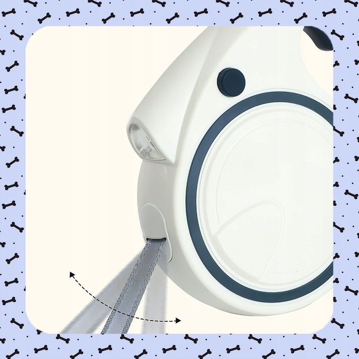 SMYCZ DLA PSA DŁUGA AUTOMATYCZNA BLOKADA ODBLASK POJEMNIK NA WOREK LATARKA