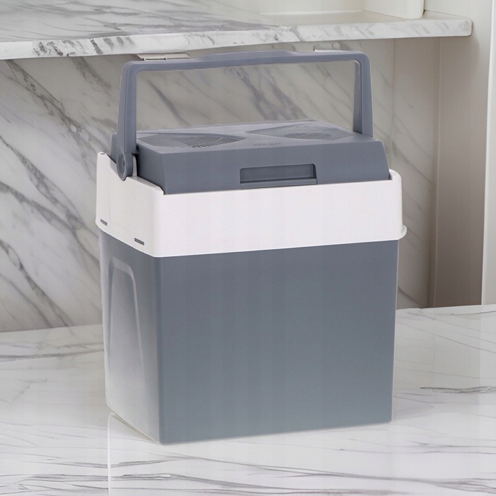 PRZENOŚNA LODÓWKA TURYSTYCZNA 28L ELEKTRYCZNA DO SAMOCHODU 12V 230V DUŻA