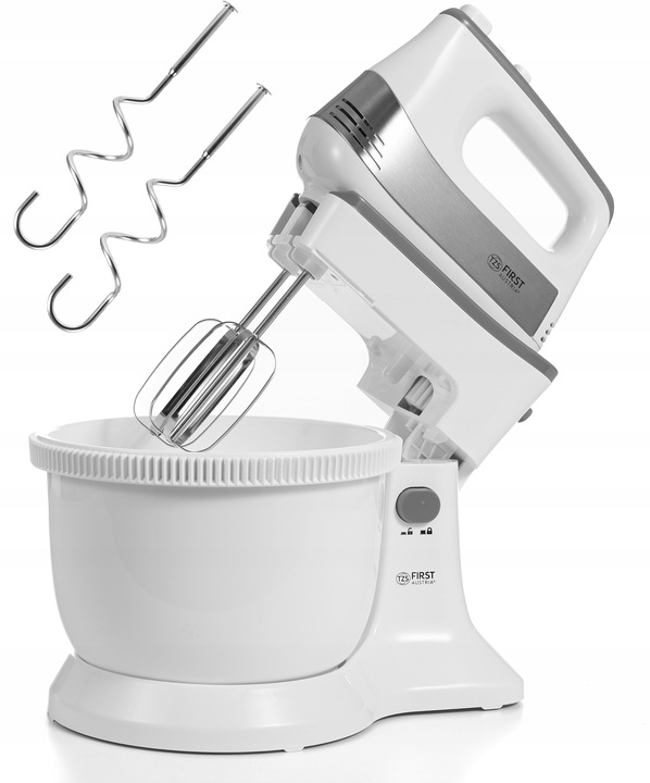 MIKSER KUCHENNY Z MISĄ OBROTOWĄ RĘCZNY FIRST AUSTRIA 500W