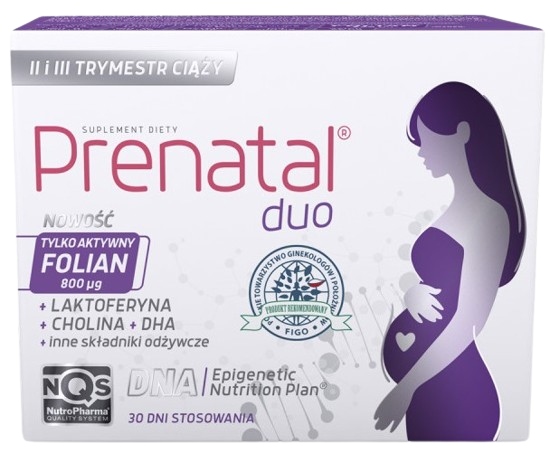 Prenatal DUO 30 tabletek + 60 kapsułek CIĄŻA
